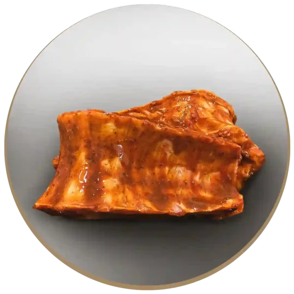 Baby ribs di suino Patanegra in salsa bbq - 700 gr