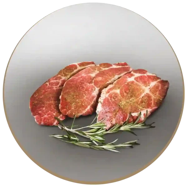 Coppa di suino a fette senz'osso aromatizzata - 500 gr