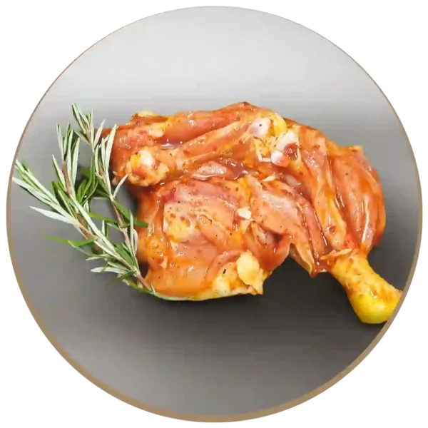 Cosce di pollo in salsa bbq
