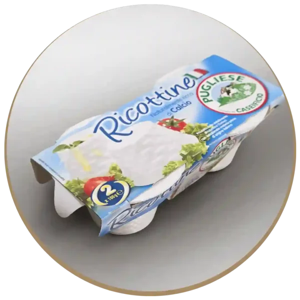 Ricottine Caseificio Pugliese - 2 x 100 gr.