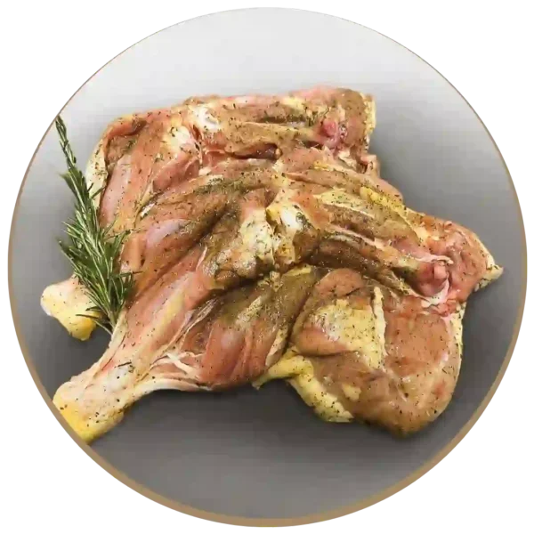 Cosce di pollo aromatizzate
