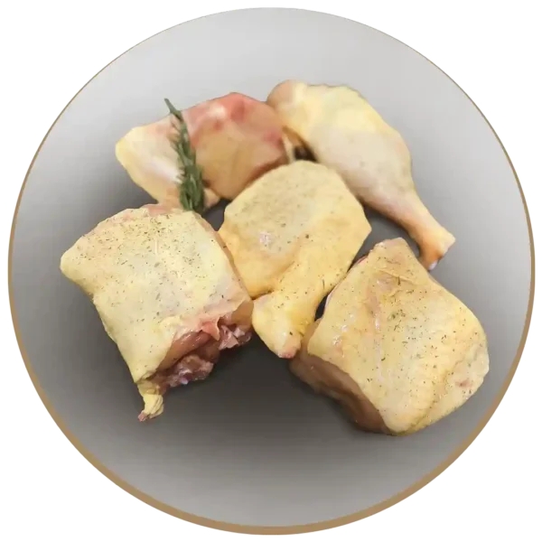 Pollo porzionato aromatizzato