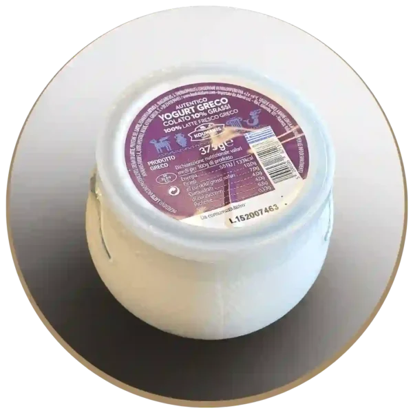 Yogurt greco colato 10% grassi, Koukakis - 375 gr.