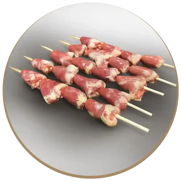 Arrosticini di cuoricini di pollo - 380 gr
