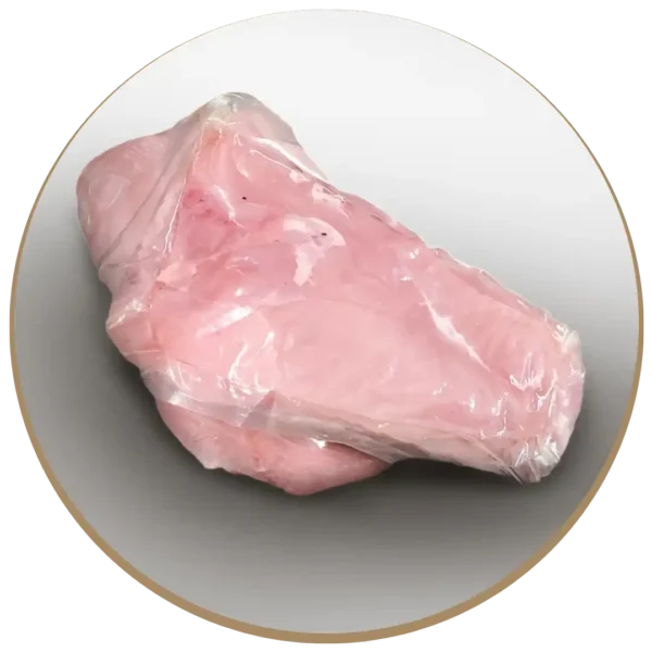 Fesa di tacchino rasata a metà, sottovuoto - 2 kg