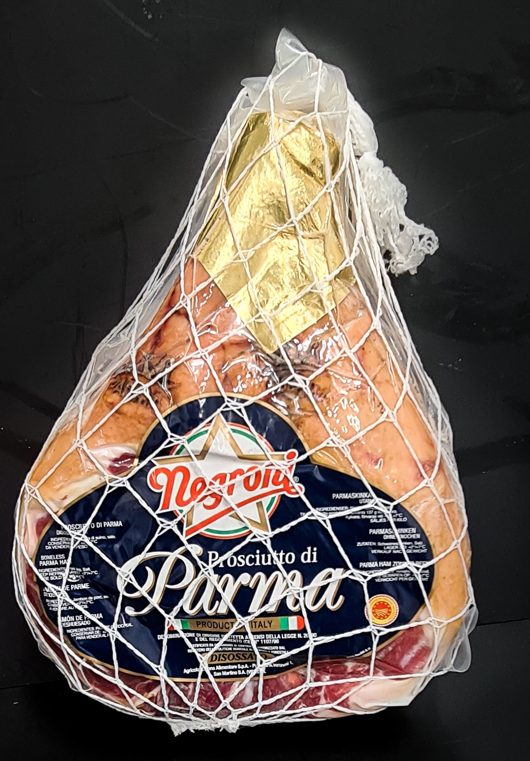 Prosciutto di Parma DOP intero senza osso 15+ mesi, Negroni, 7,924 kg –  Centro Carni Rigamonti