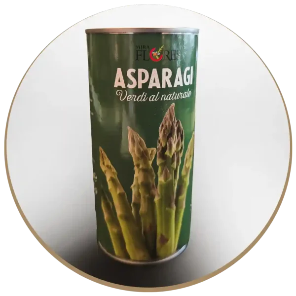 Asparagi verdi al naturale, Flores -  400 gr.
