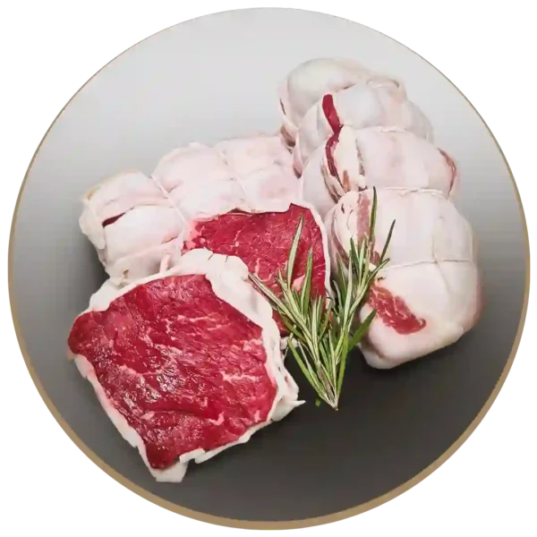 Arrosto di filetto di angus con lardo di Patanegra, 900 gr.