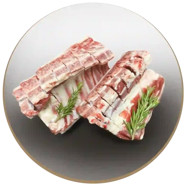 Carrè di agnello inciso congelato, Origine Italia